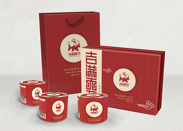 吉滿天下茶葉 品牌包裝設計